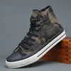 Dress Shoes Fashion Autumn High Top Casual Korean Camouflage Canvas Sneakers Men s Board Tenis 230703