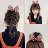 Accessoires pour cheveux nœuds coréens épingle à cheveux enfants Sequin mignon princesse Festival Performance Top Clip fille ne fait pas mal pinces à cartes