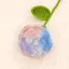 Fleurs décoratives accrocheur fausse fleur de Rose réaliste à la recherche longue durée coton fournitures ménagères artificielles
