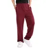 Pantaloni da uomo Pantaloni da allenamento elasticizzati slim fit da uomo Pantaloni da allenamento a gamba dritta tinta unita Pantaloni sportivi casual con tasche