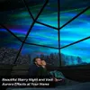 Gece Işığı Galaxy Bluetooth Müzik ile Kuzey Projeksiyon Lambası Aurora Star Projektör Çocuklar İçin Işıklar Yatak Odası HKD230704