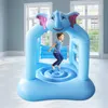 Titulaires nouveau saut Iatable videur créatif en forme d'éléphant rebond maison pour les tout-petits enfants arrière-cours parcs jouant