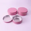 Roze 10G 15G 25G 30G 50G 60G Aluminium Potten Lippenbalsem Pot Huidverzorging crème Oogschaduw Lipgloss Liquid Base Foundation Container Tins Bhbsi