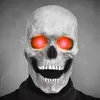 Halloween-Maske, beweglicher Kiefer, voller Kopf, Totenkopf-Maske, Helm, Halloween-Horror, gruselige Maske, Cosplay, Musk, Party-Dekoration, 2022, Totenkopf-Helm, L230704