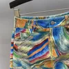 Capris Luxeenvy – jupe en jean imprimée, taille haute pour femmes, Aline, Slim et chaud, enveloppe les hanches, vêtements courts, vente en gros, nouvelle collection été 2023