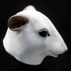 Réaliste Latex Chat Masque Souris Rat Masque Woodland Animal Déguisement Tabby Masque Costume Fête Halloween L230704