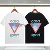 Heren T-shirts Heren t-shirt Ralphs Casablanca Mode Mannen Casual T-shirts Man Kleding Straatontwerper t-shirts Tennis Club Shorts Mouwkleding Shirts Lux J230704