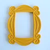 Frame Zk30 Tv Series Friends Handmade Monica Door Frame Wood Yellow Photo Frames Collectible Home Decor Collection Cosplay Gift