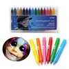 16 Colors Face Painting Pencils Splicing Structure Face Paint Crayon Christmas Body Painting Pen Stick For Children Party Makeup ZA2676 Xixv
