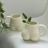 Tasses fesses humaines céramique tasse à café thé au lait tasses de bureau verres le cadeau d'anniversaire pour les amis