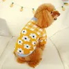 Sweters Designer ciepłe zimowe ubrania dla zwierząt domowych wełna Kwiat kwiatowy Nowy Rok w York Swetery Sphinx Cat Christmas Puppy Clothing