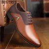 Jurk Schoenen Italiaanse Formele Heren Lederen Bruiloft Man Oxford Voor Mannen Kantoor Scarpe Uomo Elegante Laarzen Dames Z230705