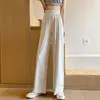 Pantaloni da donna Completi estivi per donna 2023 In pantaloni a vita alta Casual Streetwear a gamba larga Pantaloni da donna Moda stile coreano