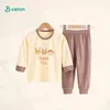 Clothing Sets Spring Autumn Children Pajamas Set Long Sleeve Cartoon Kids Home Underwear Round Neck Print Boys Girls Sleepwear 230704