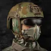 Cykelkepsar Masker Taktisk silikonmask Huvudhuva Utomhus Halv ansikte Mjuk Andas Ridning Vindtät Solskyddsmedel Airsoft Jakt Huvudbonadsskydd 230704