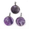 Pendentif Colliers Xinshangmie Claasic Naturel Violet Améthystes Pierre Étoile De David Triangle Section Pour Collier Reiki Lucky Charm Bijoux