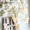 Dekorative Blumen Qianxiaozhen 1 Stück Kirschblüten künstlich für Hochzeit Fake Bouquet Home Dekoration