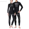 Mute Mute stagne Muta in neoprene da 3 mm Tuta intera da donna Immersioni subacquee Surf Nuoto Costume da bagno termico Rash Guard - Varie taglie HKD230704