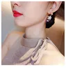 Dangle Earrings S925 Silver Needle Fairy Garland Female Temperament Korean Personality Crystal Pendant Fashion Elegant Jewelry Gift