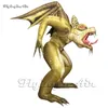 Scary Large Inflatable Evil Spirit Halloween Monster Air Blow Up Demon Goblin With Wings For Club Hallowmas Entrance Decoration