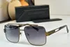 9106 Occhiali da sole quadrati Gold Grey Gradient Uomo Summer Sunnies gafas de sol Sonnenbrille UV400 Eyewear con scatola