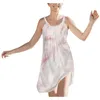 Casual Dresses Women's Sleeveless Textured Summer Beach Daily Cool For Women Long Dress Fat