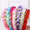 Girls Hair Accessories Flower Headband Yarn Form Wreath Headdress Children's Hair Hoop Hairband Headwear Accessories