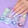 Acryl -poeders vloeistoffen 12 kleuren naaktpoeder Set voor nagelverlenging roze acrylkit Franse nagels snijpigmentstof 230703