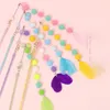 Cat Feather Toys Cat Wand Toy Accessories for Cat Teaser with Bell for Indoor Histn Play Toys