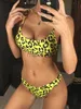 Maillots de bain pour femmes Nouveau S XL Sexy Hot Pink Leopard Bikini Femmes Maillots De Bain Femme Maillot De Bain Deux Pièces Bikini Ensemble Bather Maillot De Bain Swim Lady V871P J230704