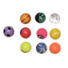 Ballong 10st mycket roliga leksaksbollar blandade studsande boll fast flytande studsande barn elastiskt gummi av flipperleksaker 230704