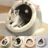 Cat Beds Cute Bed Warm Pet Basket Cozy Soft Kitten Lounger Cushion House Tent For Small Dog Mat Bag Washable Cave Cats