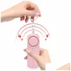 Systèmes d'alarme 130Db Safe Sound Porte-clés personnel Lumineux Led Lumière Autodéfense Alerte d'urgence Porte-clés Pour Femmes Enfants Drop Deliv Dhpm8