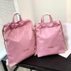 Luxurys designer resor bokväskor axelväskor 22 cc ryggsäck rosa kvinnor män äkta läder mode handväska baksäck skolväska totes sommarskors kroppskoppling väskor