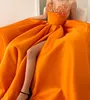 Modische orangefarbene Pailletten-Abschlussballkleider, Spaghetti-Abendkleider, Oberschenkelschlitz, formeller roter Teppich, langes Partykleid für besondere Anlässe