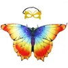 Scarves Fashion Partyprop Fairy Party Favor Butterfly Wings Shawl Costumes Accessory Kids Cloak Scarf