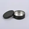 100ml Aluminum Jars black Metal Tin Cosmetic Containers Crafts Aluminum boxs Fast shipping F3370 Kqtjm