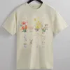 デザイナーファッション衣類 Tシャツ Tシャツ Kith 花瓶プリント Tシャツ 半袖 ピュアコットン フレッシュコレクション コットン ストリートウェア スポーツウェア トップス ロック ヒップホップ Tシャツ