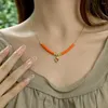 Hanger Kettingen Mode Bohemian Handgemaakte Kralen Ketting Voor Vrouwen Geometrische Hart Kroon Ingelegd Glas Kristallen Sieraden