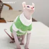 Costumes de chat série MPK pull chaud vêtements pour animaux de compagnie automne hiver année robe de noël 6 couleurs disponibles