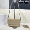 Buzlu Koltuk Çantası Flep Crossbody Copse Tasarımcı Çanta Çantası Altın Donanım Mektubu Dekorasyon Çıkarılabilir omuz kayışı Lady Omuz Çantaları Yüksek Kalite