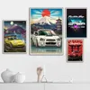 80's Steam Neon Light Tela Pittura Jdm Car Poster E Immagine Decorazione Estetica Golf Gtr Wall Art Animazione Auto Città Soggiorno Decor Regalo Per Amico w06