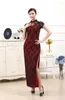 Roupas étnicas Sexy Cheongsam Night Club Dancer Qipao Vestido Chinês Plus Size Robe Orientale Estilo Oriental Festa Vestidos de Noite Longo Qi