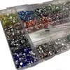 Nail Glitter SS3 SS20 Mix 720PcsX20 Non fix Flatback s för Art Round s 3D Dekoration Ädelstenar 230704