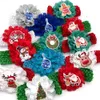 SCARPE 30/50 pezzi cinghiali per cani di Natale con band elastico Snowman Deer Accessori di Natale Accessori Stile per cucchiaio di grandi dimensioni medio.