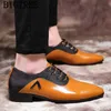 Jurk Schoenen Italiaanse Formele Heren Lederen Bruiloft Man Oxford Voor Mannen Kantoor Scarpe Uomo Elegante Laarzen Dames Z230705