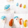 Tandenborstel 4 stcs creatief mooie cartoon dierenpatroon automatische tandenborstelhouder met zuigtandenborstelrek