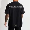 T-shirts voor heren Zomer Oversized T-shirt voor heren met zwaardprint Katoen Ronde hals Sport Fitness Korte mouw Gym Hardlooptraining T-shirt 230703