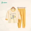 Clothing Sets Spring Autumn Children Pajamas Set Long Sleeve Cartoon Kids Home Underwear Round Neck Print Boys Girls Sleepwear 230704