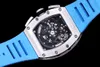 Richar Mechanical R I C Luxury H A R D Luxury Superb Style Male Wrist Watches RM11 RM11-03 Designer High-End Quality Titanium Alloy Dial Bezel For Men With Box